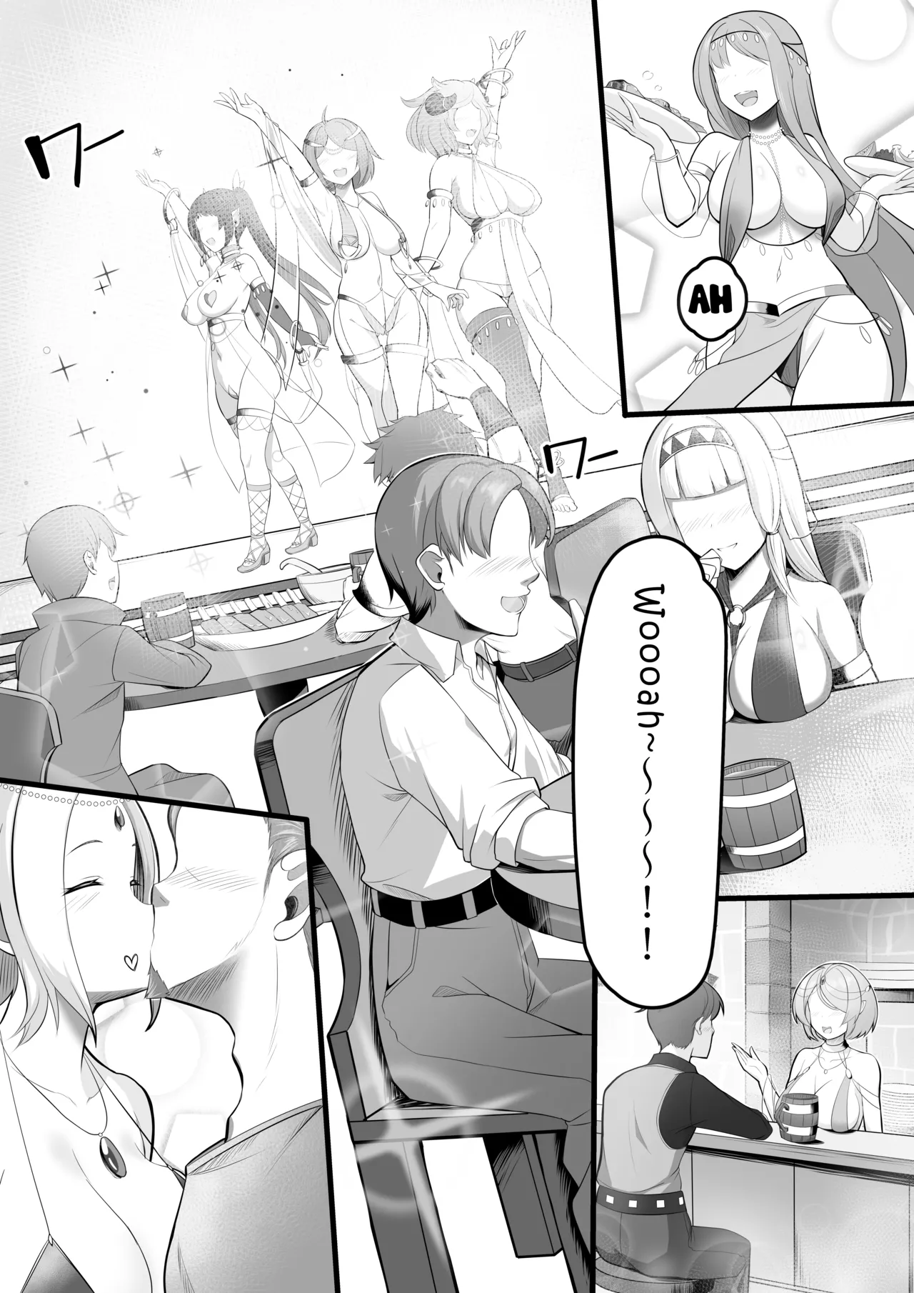 Hentai Manga Comic-The Story of When I Went to a Dancer Brothel and a Beautiful Elf Dancer Milked Me Dry-Read-3